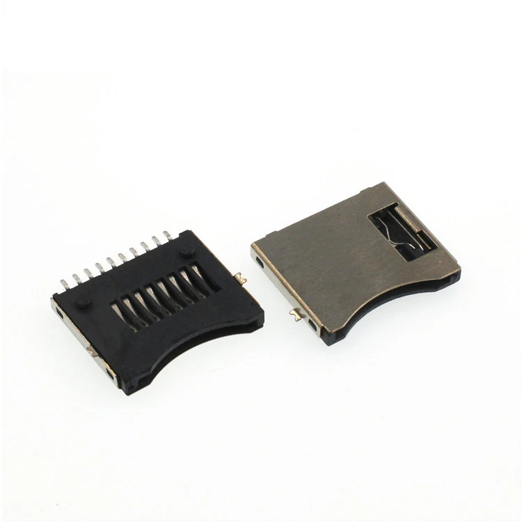 Free Sample Mirco Mini Cf Sd Tf Xd 6 8 Pin Sim Card Connector