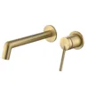 Brushed gold nickel