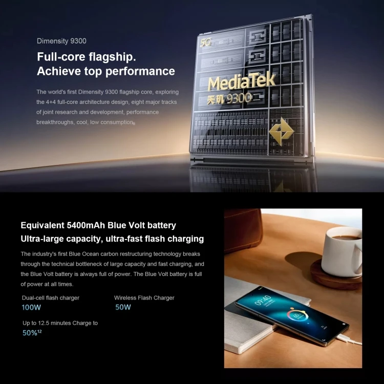 Vivo X100 Pro Inch Android 14 Smart Phone with 1TB Storage