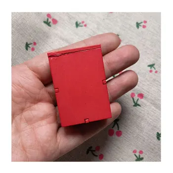 Casetta delle lettere in miniatura 1:12 per casa delle bambole, decorazione natalizia e per le feste