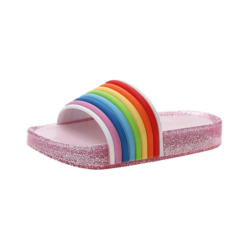 childrens rainbow slippers