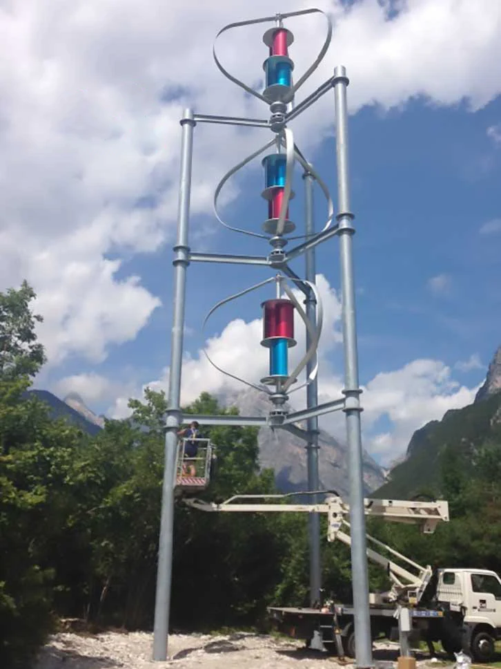 Animals Friendly Wind Generator Free Electricity Bill 300W-30KW Whisper Sound 200W Vertical Axis Wind Turbine Price