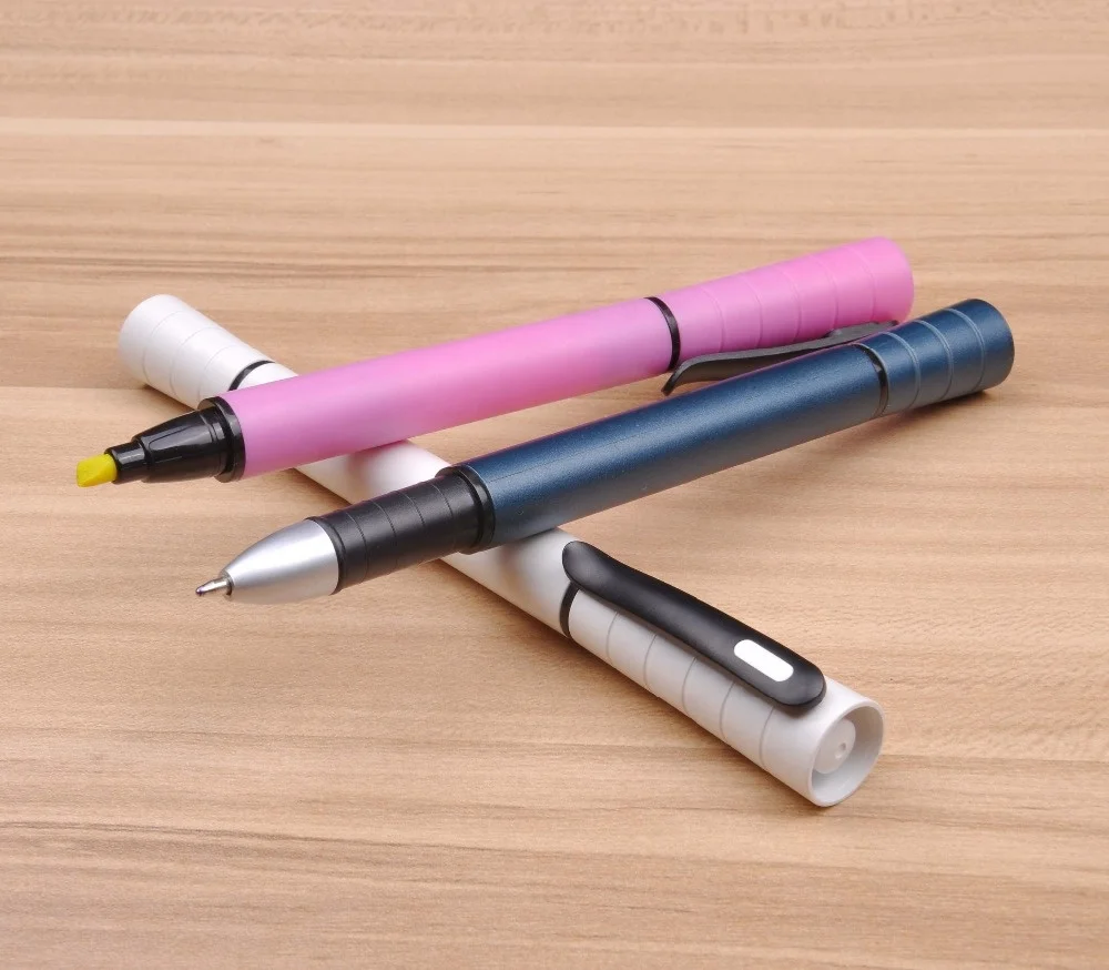 Personalized logo Custom Double Side Highlighter Pen for Gift