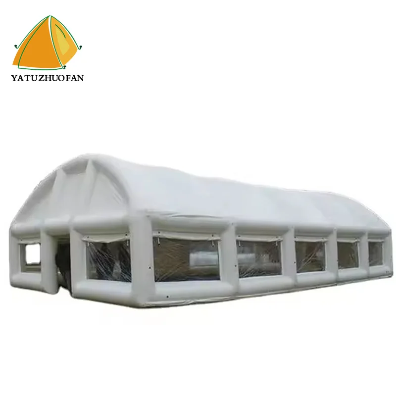 Factory Custom Large Command Barracks Waterproof PVC Tent Portable New Medical Air Column Inflatable Tent for Outdoor Camping