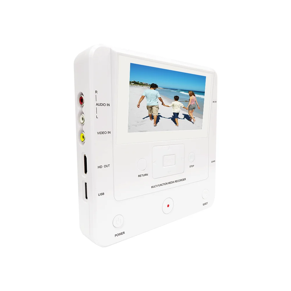 Dvd & Vcd Player Portable Vhs Recorder 4.3 Inch Mini Av in Home KOHO/OEM 480X272 Pixel Allwinner A64 Plastic CN;GUA KR043A 15W