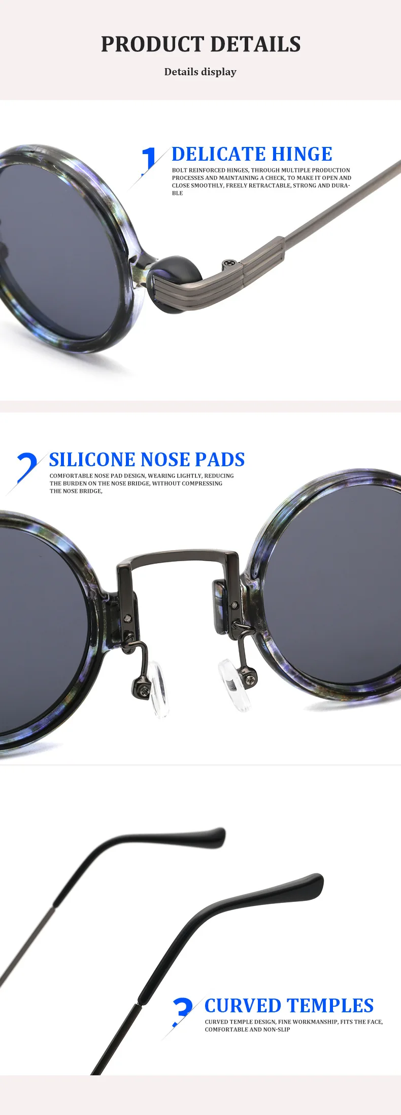 Wholesale STORY W220 Vintage Steam Punk Small Frame Round Sunglasses Men  Women 2021 Brand Designer Retro Red Lens Hip Hop Sun Glasses From  m.