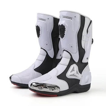 Motorcycle Riding Boots Outdoor Motorcycle Protective Breathable Shoes Motocross Boots Racing Shoes