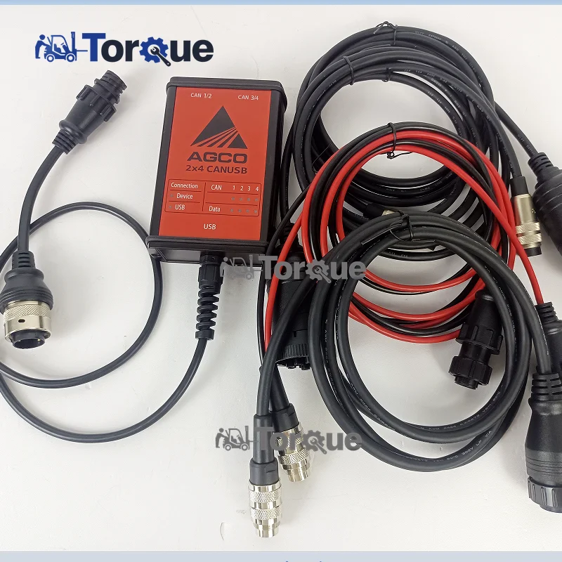 Heavy Duty Scan Tool AGCO CANUSB 2X4 DIAGNOSTIC Tool for AGCO Agricultural Machinery FENDT Tractor AGCO DIAGNOSTIC KIT CANUSB