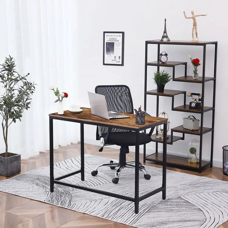 Cheap Computer Table Wholesale Computer Desk Industrial Style Cheap Office Study Desk Pc ...