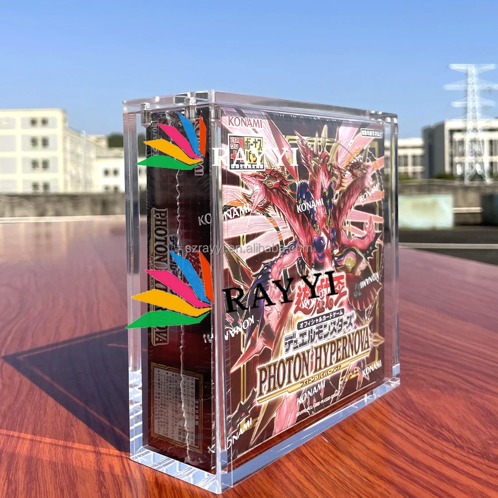 Ray Yi Lid Uv Resistance Acrylic Yugioh Booster Box Protector
