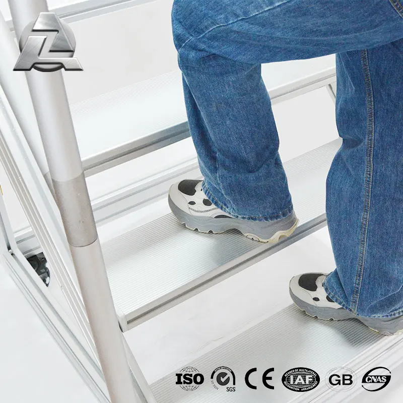 Modular Framing Working Scaffolding Aluminum Tslot t Slot Profile Platform and Stairs for Factory