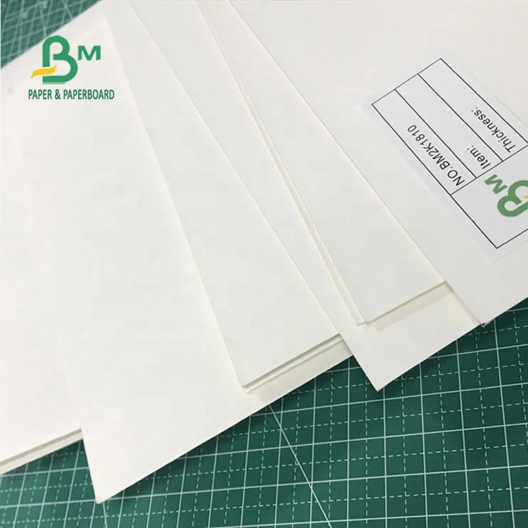Uncoated 0.4mm 0.5mm Thick white Blotter Cardboard Sheets For Cup Coaster  Board