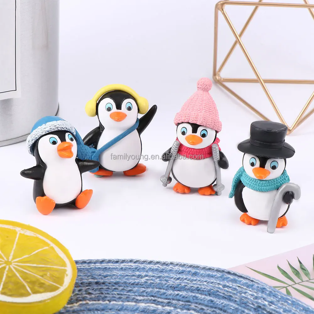 25 Mini-Pinguin-Figuren Aus Harz – Süße Deko Für Feengarten, Winterlandschaft Oder Weihnachtsdekoration