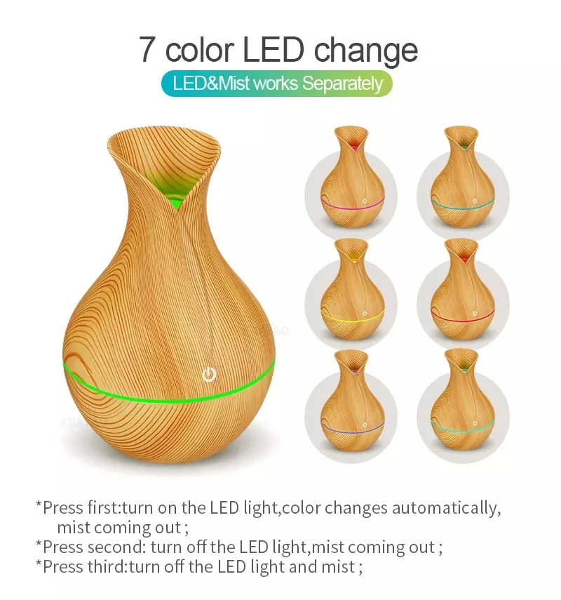 Led Aroma Diffuser Humidifier Moon Light Ultrasonic Humidifier Essential Oil air Ultrasonicusb Aroma Diffuser Humidifier Home
