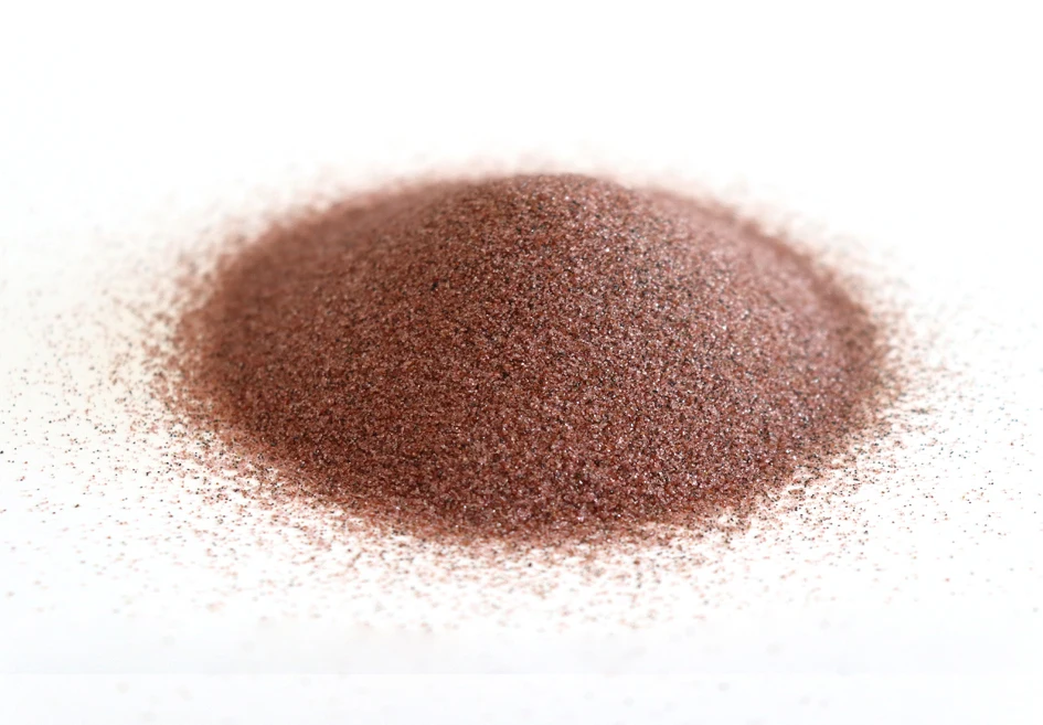 Metal Polishing Sandblasting Waterjet Cutting Abrasive Media Red Sand