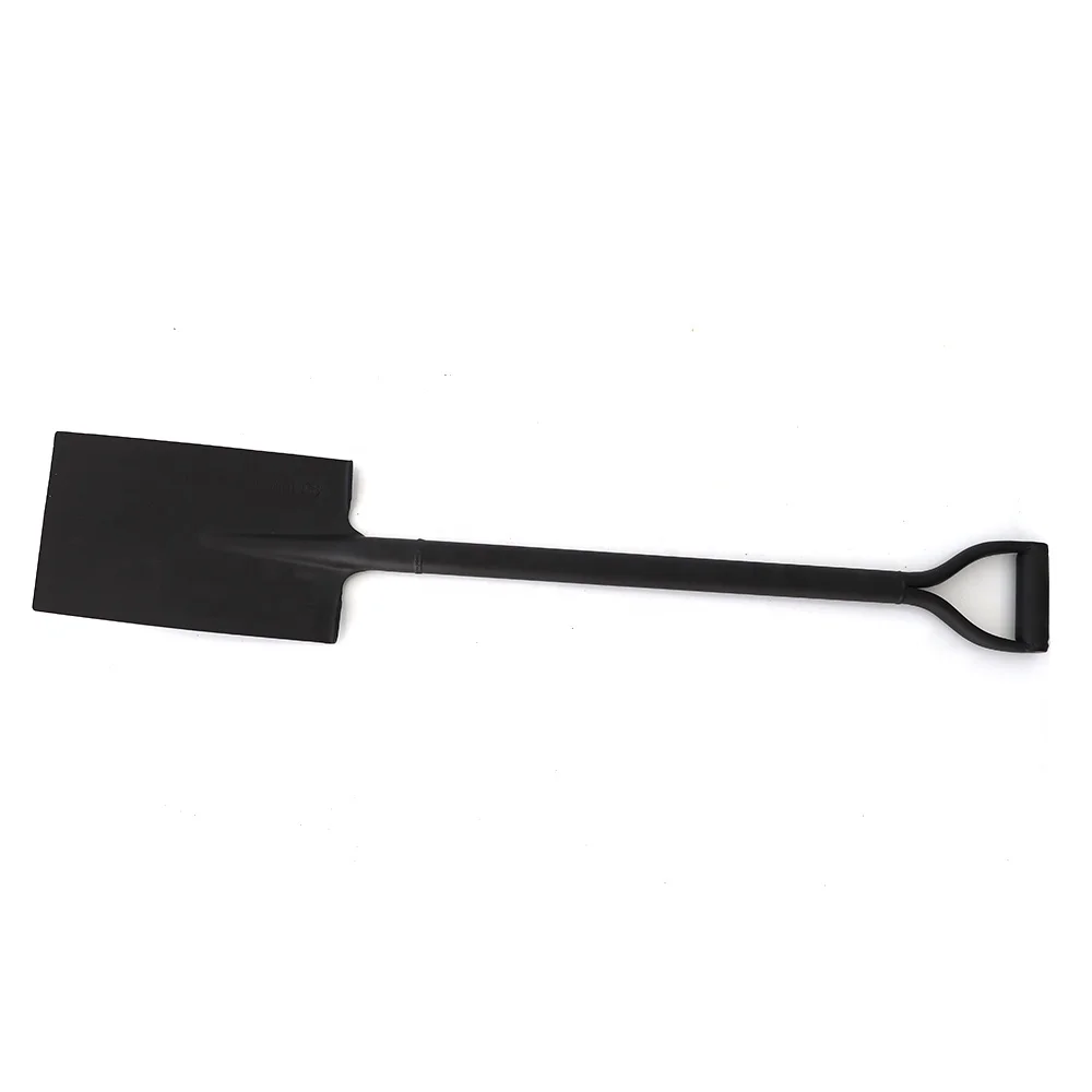 Factory Wholesale Metal Spade Garden Farming Flat Square Shovel