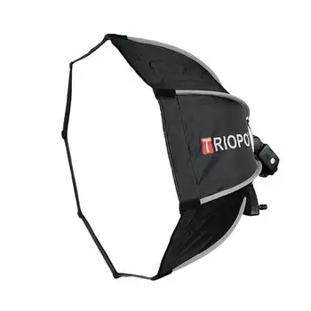 TRIOPO 65cm Octabox Speedlight Softbox Flash Photo Studio Lighting Soft Box Photography Accessories Octagon Bowens Portable
