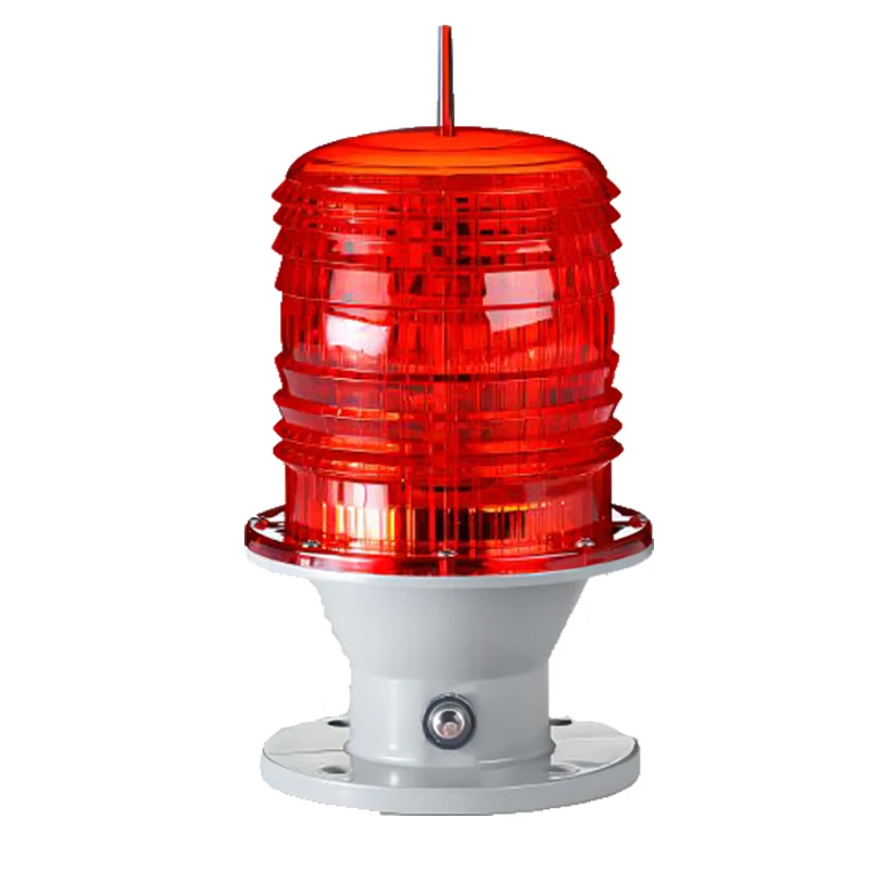 Led Airfield Runway Airport Approach Heliport Edge Aviation Lamp Powered Solar Obstruction Light for High Building