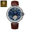 Pelle blu argento