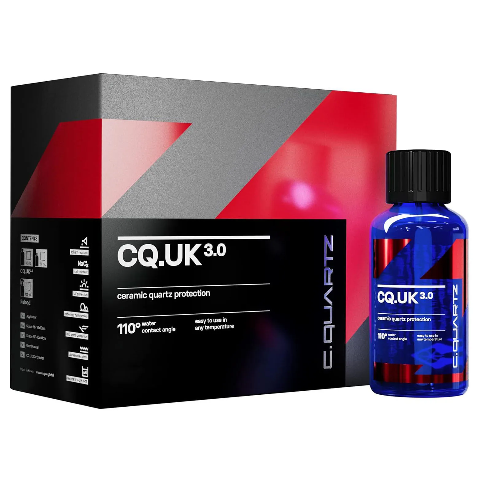 Новый бренд CQUARTZ UK 3 0 керамическое покрытие для автомобилей технология самовосстановления и УФ-трека