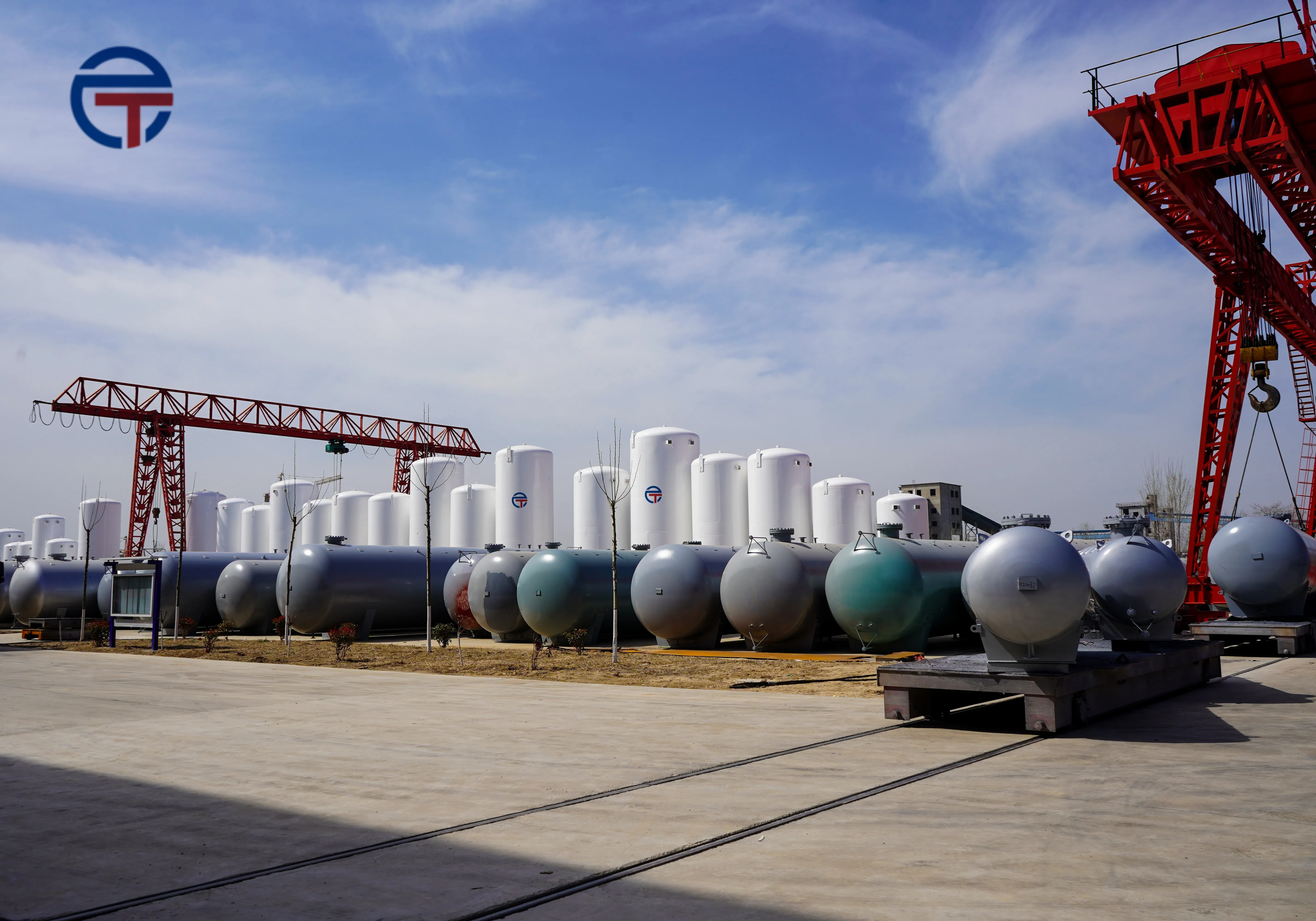 Huagang Horizontal 5m3-200m3 Lpg Liquefied Petroleum Gas Propane ...