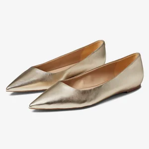 High End Customized OEM/ODM Genuine Leather Shoes New Design  Ladies Flat Shoes