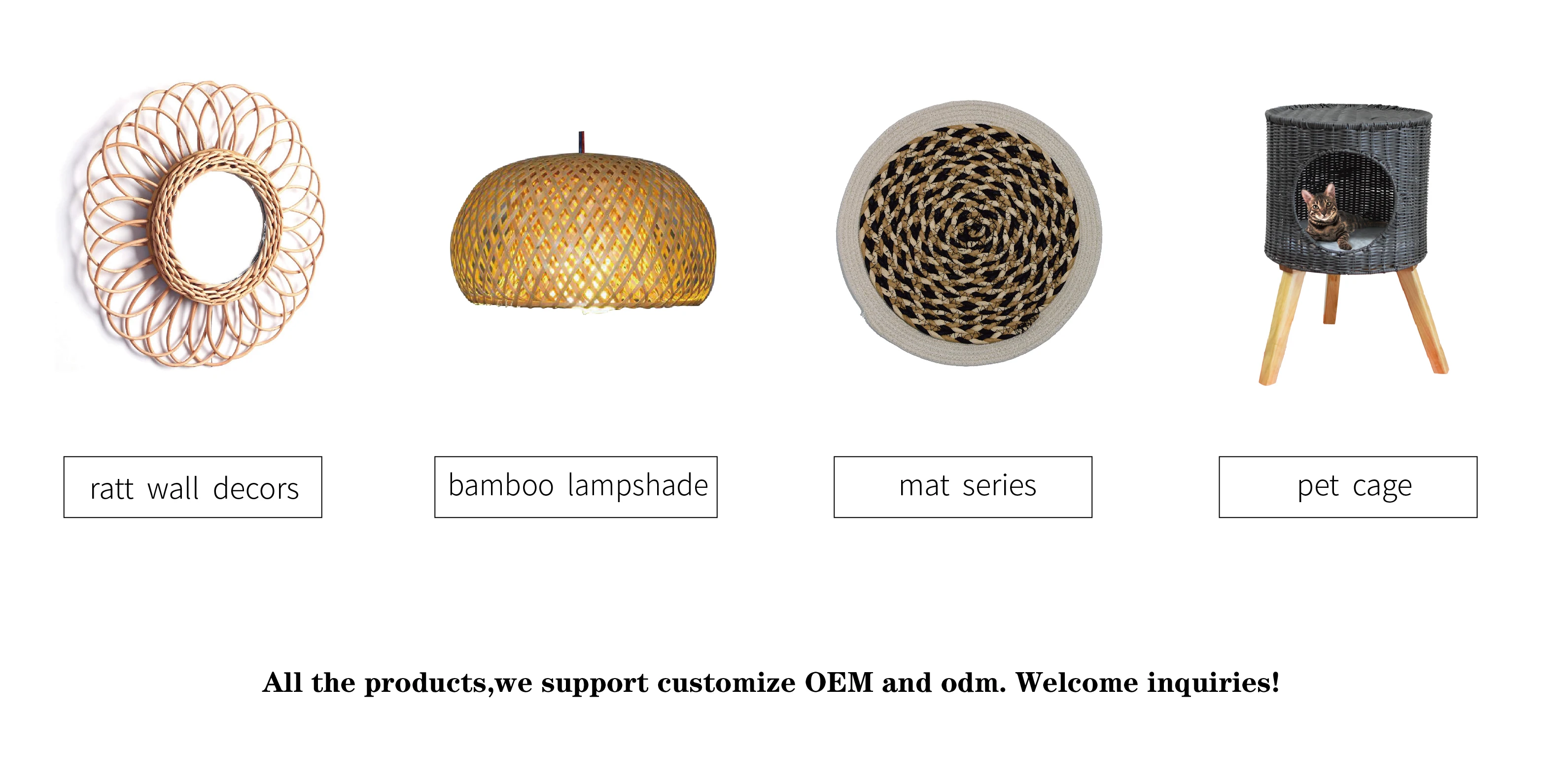 Handmade Natural Rattan Wicker Set Picnic Basket Bulk Wicker Baskets