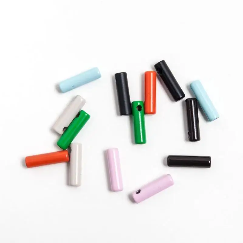 Custom Logo Screw on Removable Metal Aglets Spray Rubber Color for Shorts Cord End Metal Drawstrings TIps