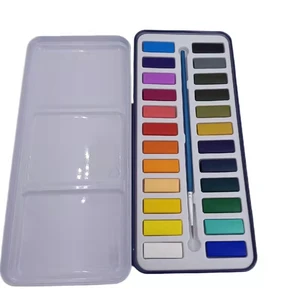 Solid Watercolor Cake Watercolor Paint Set Washable Watercolor for Kids Adults Artists
