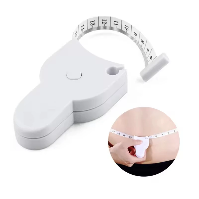 1.5M Soft Retractable Body Tape Measure with ABS & Rubber Coating Black CE Certified Custom Logo - view 1
