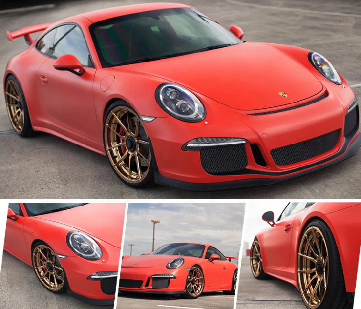 Annhao Matte Metallic Chrome Color Changing Auto Vinil Sticker Film Vinyl Wrapping Foil Paper Car Vinyl Wrap for Vehicle