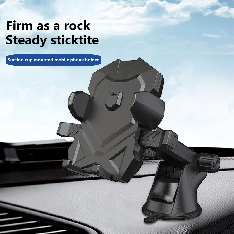 Лидер продаж вращающийся на 360 градусов Автомобильный держатель для телефона лобовое стекло длинная рукоятка нескользящая Автомобильная присоска мобильного автомобильной приборной