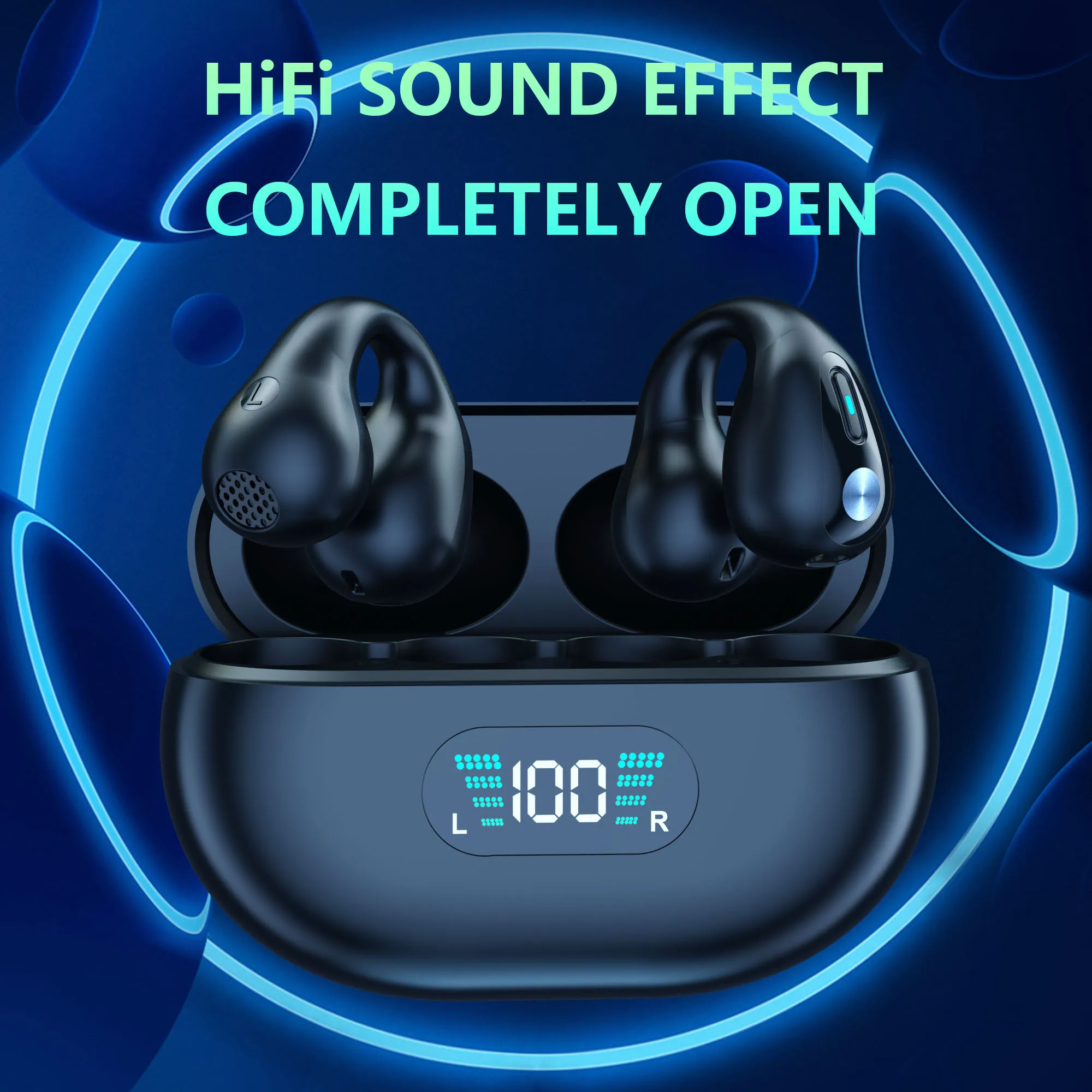 Jedi 2023 Newest Tws Ear-clip Headset High Quality Bt 5.3 Q80 Sport ...