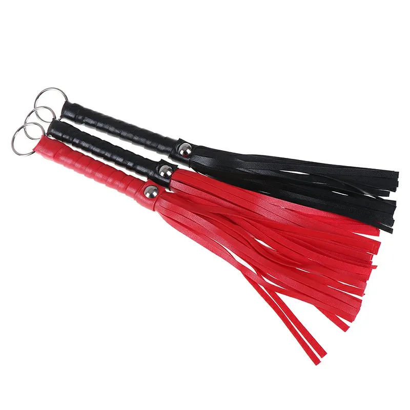 Free Custom Box - Mini Pu Leather Spanking Whip Fetish Tassel Paddle Women and Men Gay Toy Couple Bondage Erotic Accessories