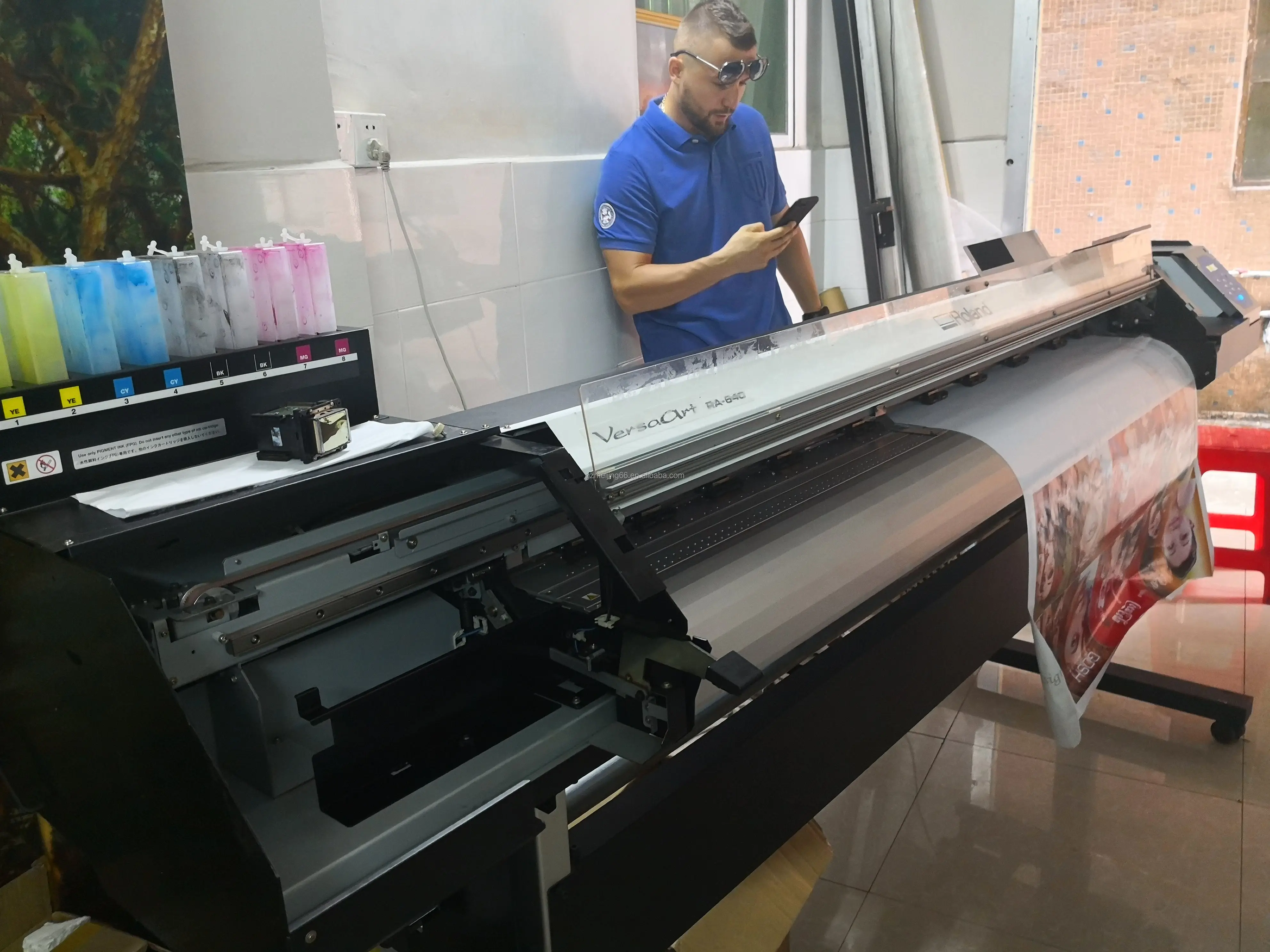 High Quality Roland RE640 Digital Printer for Signs & Stickers