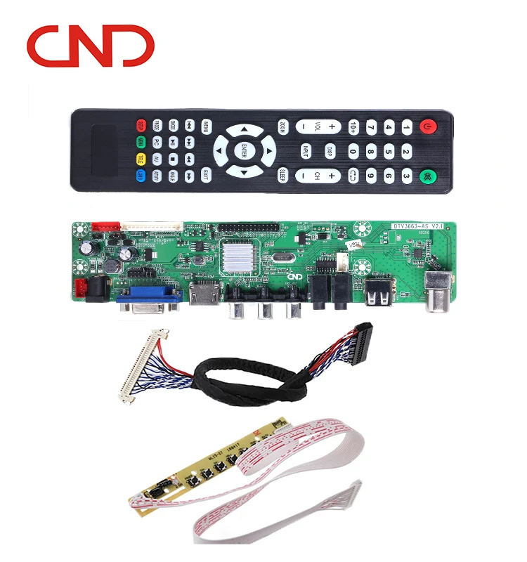 High Quality Universal LCD LED Circuit V56 V59 DVB T2 TV Control Main Mother Board