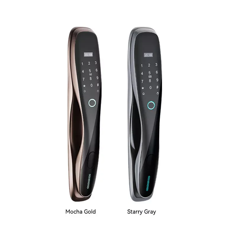 Full Automatic Fingerprint Smart Door Lock With Doorbell Tuya Wifi Zigbee Keypad Digital Lock With Camera