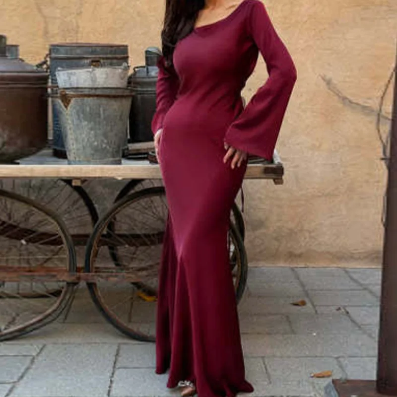 Elegant Maxi Evening Dress For Women - Party Wear Odm