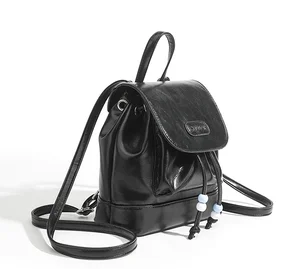 A-64 All-Match Korean Style Women's Backpack New Fashion Simple Casual Outdoor Luxury Ins Light Style Zipper Closure Polyester