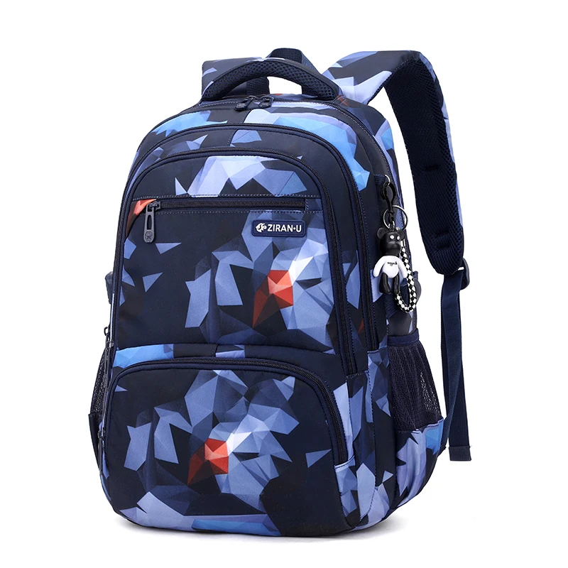 Large Capacity Waterproof Kids School Backpack Factory Price Colorful Campus Leisure Student Backpack for Girls and Boys