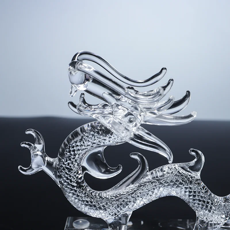 Factory custom crystal dragon decoration supplier