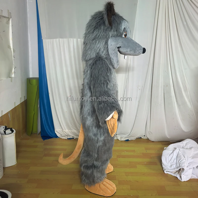 Funtoys Customize Adult Ugly Rat Theme Carnival Mascot Costume Mouse Fursuit Halloween Cosplay Cartoon Christmas for Advertising