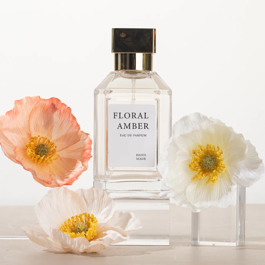 Luxury Heavy Base 50ml Glass Botol Parfum Bottle 30ml 50 Ml 100ml Empty Square Glass Fragrance Packaging Perfume Spray Bottle