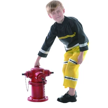 Boys Fireman Outfit halloween Dress Up Party Cosplay Career Firefighter Costumes for Kids