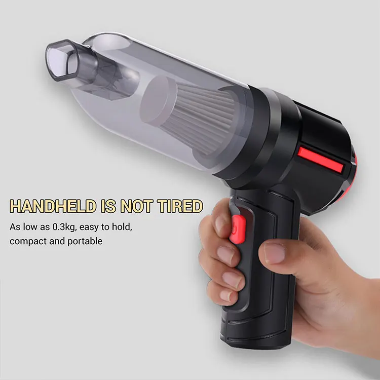 Wireless Cordless Car Vacuum Cleaner 4 In 1 And Air Pump Small Portable ...