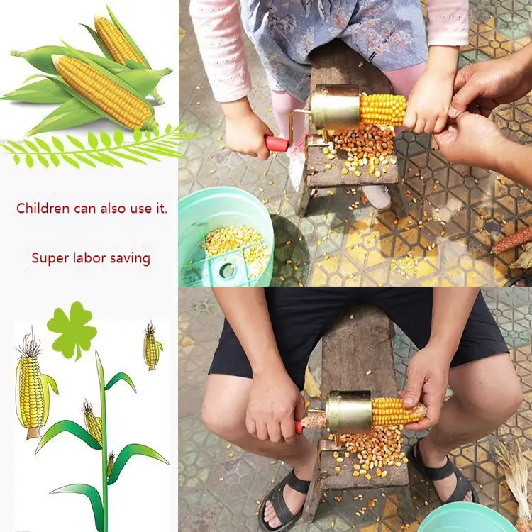 Hand Operated Manual Maize Sheller Corn Thresher Farm Corn Shelling Machine Fruit & Vegetable Peeling Machine