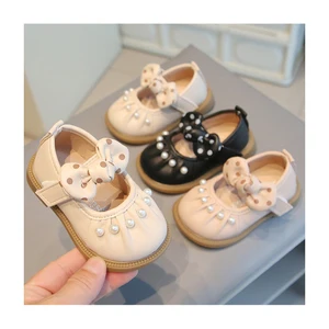 Bow-knot Beautiful Kids Designers Shoes Wholesale Fashion Summer Children Baby Footwear New Styles Toddler Dress Shoes Girls