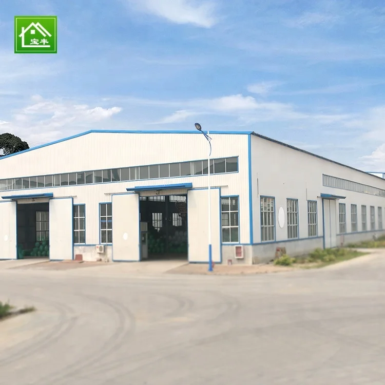 Hebei Легкая металлическая стальная конструкция строительная сборная мастерская по низкой