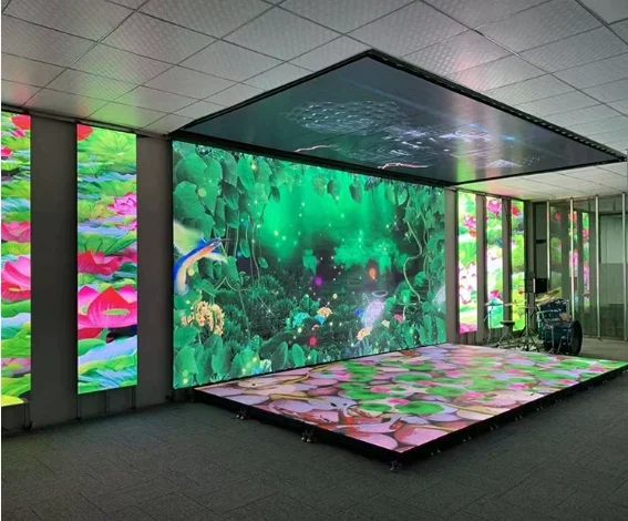 Интерактивни 3D P3.91 LED дисплеј за отворен простор, забаве, бине, лифтове, продавнице, аеродроме, тржне центре, упутства за оријентацију