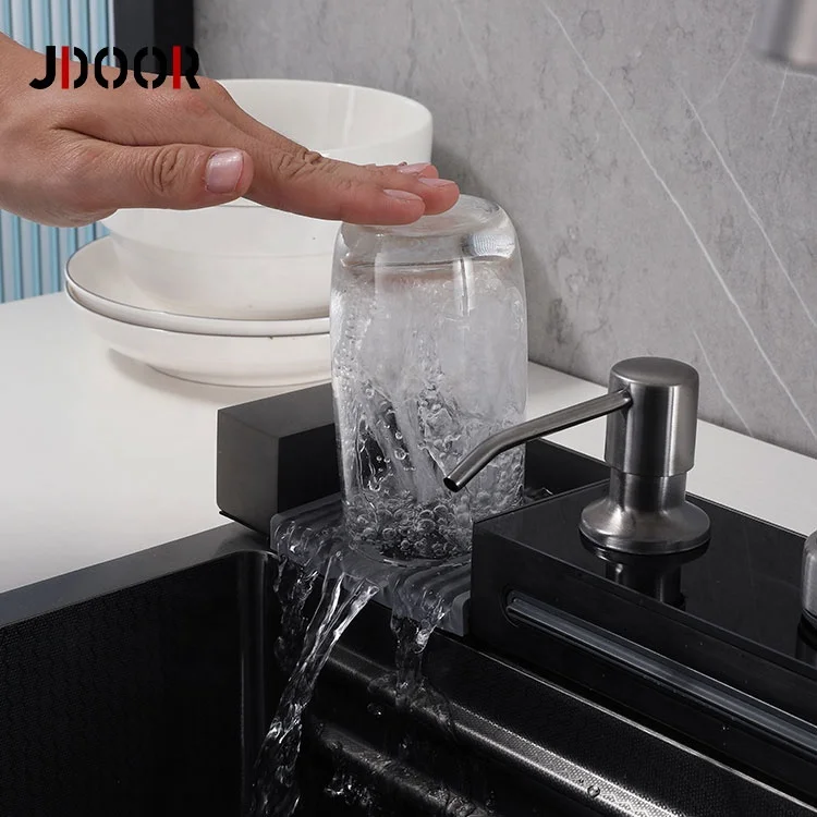 Jdoor Popular Large Single Slot Multifunction Sink Anti Scratch Led